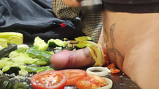 CBT. Extreme Dick and Urethral Torment in the Kitchen! Cooking Cock 2. Episode 3/3. Full.