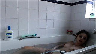 Stacked brunette goes solo toys and masturbation