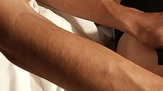 Mistress Edging Slave Slapping Balls but Orgasm Denied