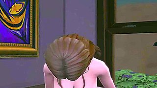 Big Tit Stepsister Fucked At Halloween Night And Cum In Her Mouth - Sims 4