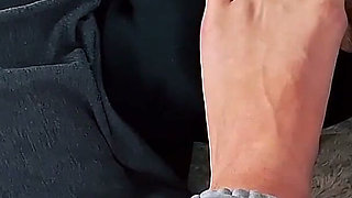 Bare Feet on Slave’s Face - Foot Sniffing Domination