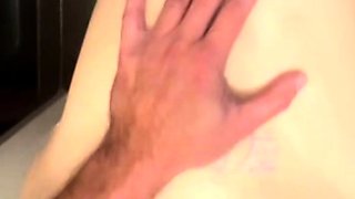 Glam blonde ass cumshot after hardcore anal