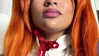 Asuka Cosplay Fart & Burp Compilation Plugsuit and Uniform Chubby Ebony