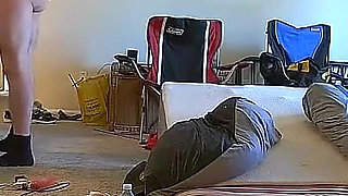 Rough Bent Over the Counter Anal