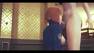 Jujutsu Kaisen Hentai - Nobara Blowjob and Titjob with Futanari - Japanese Asian Manga Anime Film Game Porn