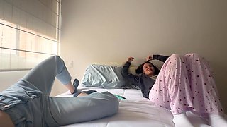 Two Girls Having Fun at a Best Friends Get-together
