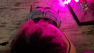 She Put On Jeans And Red Heels And Gave Me A Blowjob In Exchange For Vacuuming