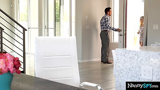 Sydney Has to Ride Cock to Keep Her Job after Sneaking Her Friend Over - Hot Nanny Action!
