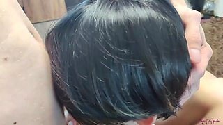 Amoral cute spinner filthy sex clip