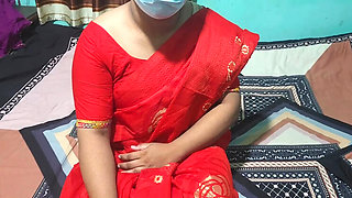 Desi Wife Cheats with Boss - Hot Blowjob in Village Homemade HD