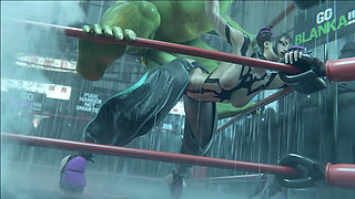 Gifdoozer Juri X Blanka Intense Anal Sex: Hot, Hardcore Fucking with Sweet, Gaping Ass and Intense Pleasure