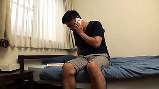 Asian japanese amateur has deep throat