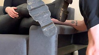 First Boot Licking