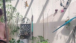 Montana nudie gardening