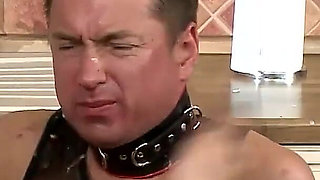 Submissive Slave Covered in Messy Delight
