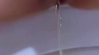 Angelina: Peeing in the Bathroom. Angelina Is a Nasty yet Elegant Slut