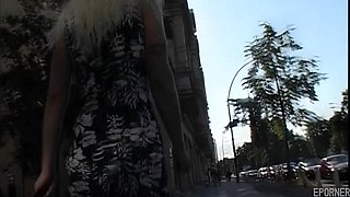 Desirable blonde MILF porn video