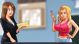 Summer saga with big booties and massive boobs