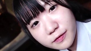 A Thin 18-year-old Beauty. She Is Japanese With Black Hair. She Has Blowjob And Shaved Creampie Sex. She Is Uncensored. Second
