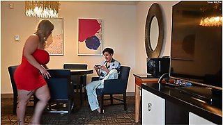 Verified Amateurs And Angel Luv In Stepmom Hurts Stepson Then Makes Him Cum Fucks Young Guy
