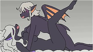Car Toon In Halloween Threesome (furry Hentai Animation)