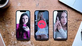 Cheerleader Kait's Steamy Foursome with Megan Marx and Mia