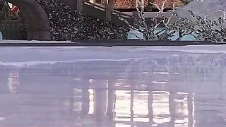 [mmd] Yolandel & Rita Chocolate Cream Double Striptease Black Silk Pantyhose Big Nipple Nipple Milk Chain Red Sole High Heels