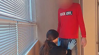 Airport Security Bitch Gets Rough Fuck in Mouth and Pussy - Hardcore Domination