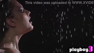 Glorious blondie COUGAR Kenna James passion striptease and steaming posing sesh