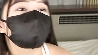 Japanese Beauy, Slender, Big-breasted Amateur, Pussy Caressing and Blowjob Before Cumming Inside. Asian, Hentai, POV, Babe