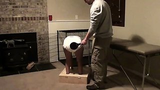 Nikki: Spanked in Standing Stockade
