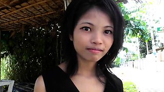 Small tit asian toyed and fingered