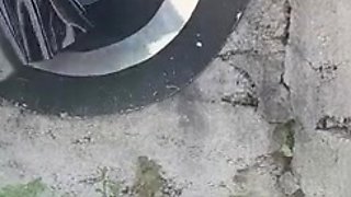 Small titted babe gives awesome blowjob