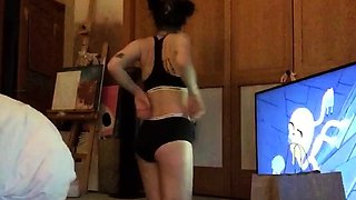 Brunette Solo Webcam Masturbation
