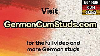 amteur german jock gives blowjob to BF