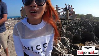 Thai teenager massaging and pounding BFs BWC