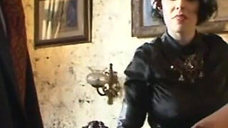 Big dildo penetration humiliates
