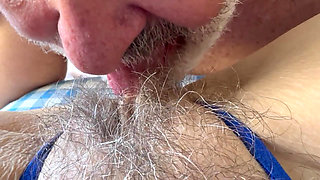 Close up Cunnilingus