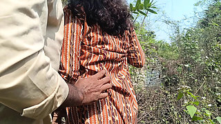 Indian College Couple Outdoor Sex - Hairy Pussy Fucking in 4K HD