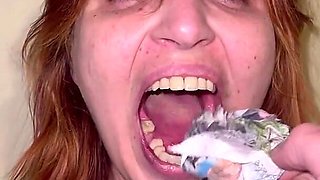 Newspaper Gag POV - Stuffing, Slapping, Taking Out