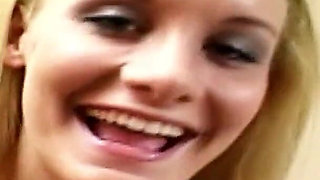 Blonde skinny teen Leah secretly banged hard by step brother
