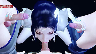 Pixel Enchantress: Virtual Curvy Goddess - 3D Animation Hentai