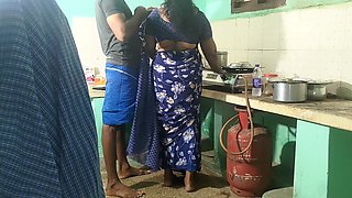 Bhavana Aunty Was Working in the Kitchen and Invited Me for Sex and I Had Sex with Him