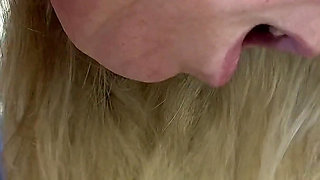 Blonde MILF Cumming in Her Ass and Pussy During Double Penetration