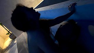 Small tit latina brunette fucks a big cock