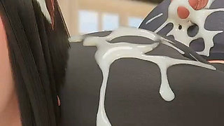 Grinding on Raven Through Her Sweatpants - Mansion Days - Part 10 - Brim - by Porn Game 4u
