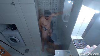 Kiki Minaj gets wrecked in the shower with some intense hardcore sex