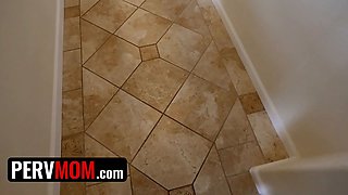 Pervmom - busty cougar step-mother Anissa Kate wears marvelous lingerie only for her sonny