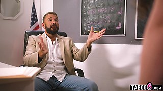 Computer science teacher pounds two 18yo teens in his classroom