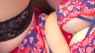 Lesbian Strippers Getting Naughty